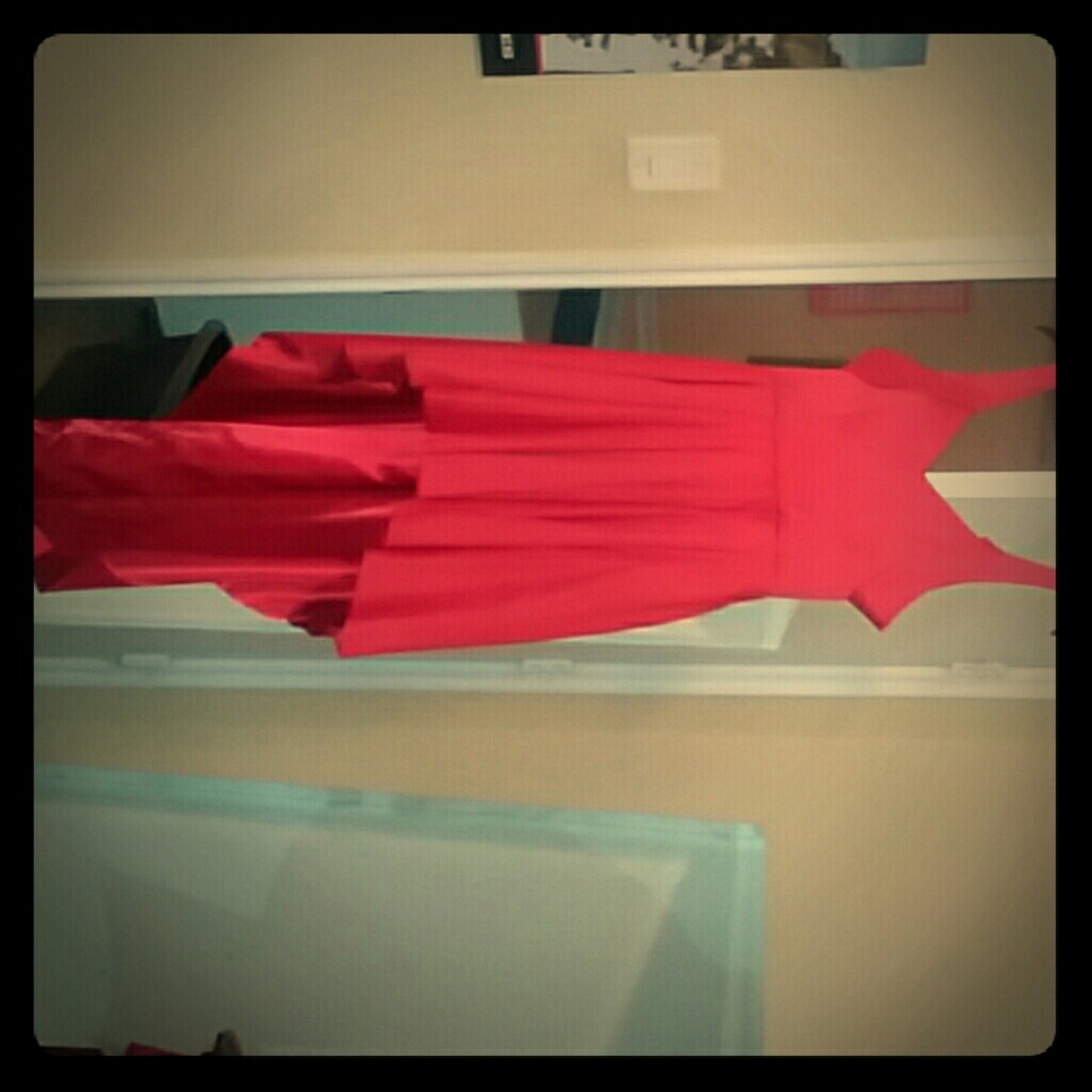Red dress